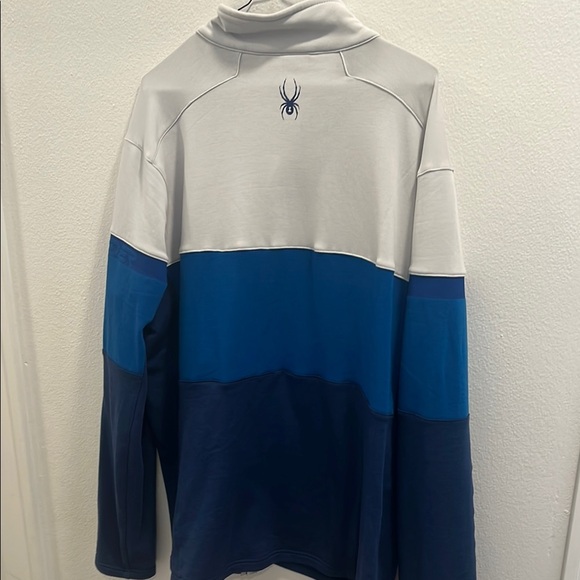 Spyder Colorblock Full-Zip Jacket - Gray, Blue, Navy - Picture 5 of 6